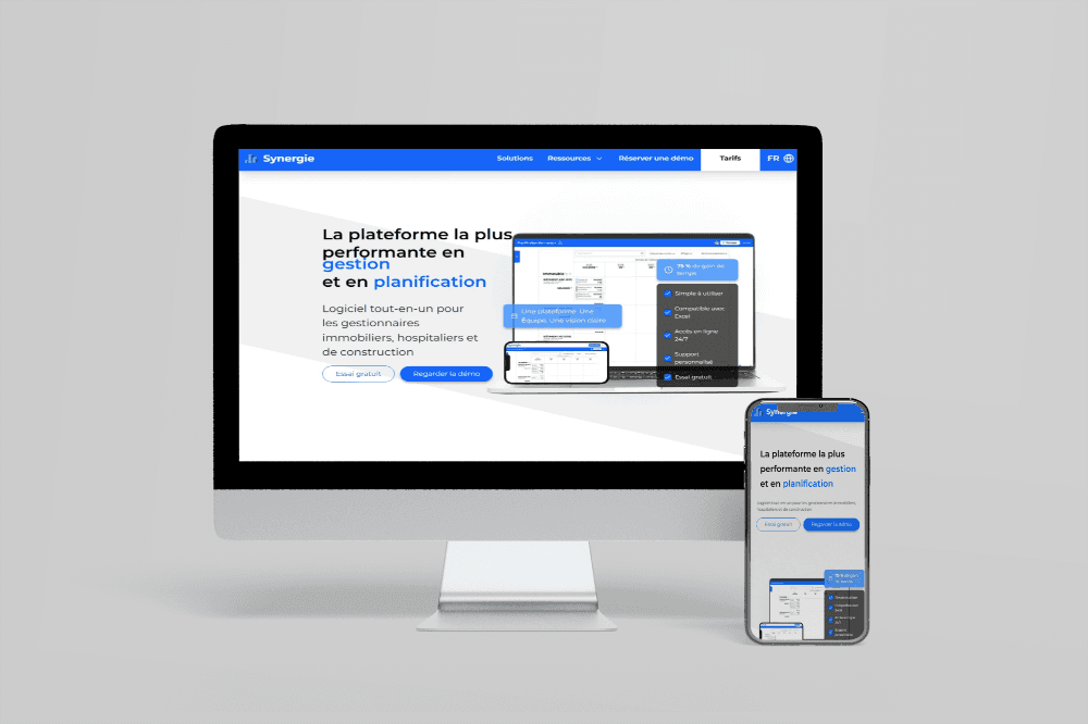 Bureau d'courtier avec ordinateur